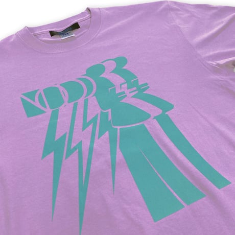 lINED UP MOAI【T-SHIRT LAVENDER】