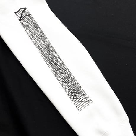 NODD GEOMETRY【PULL HOODIE WHITE】