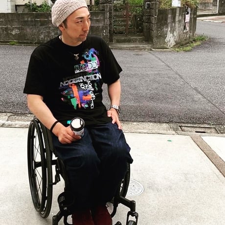 OVERRAPPING【T-SHIRT BLACK】