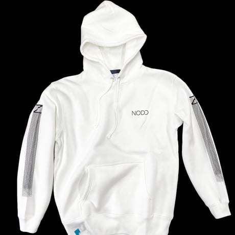 NODD GEOMETRY【PULL HOODIE WHITE】