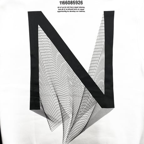 NODD GEOMETRY【PULL HOODIE WHITE】