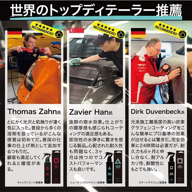 スパシャン SPASHAN スマコ スマートグラフェン スマートコーティング