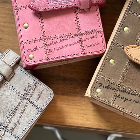 自由手帳 ミニ6 ブラウン×ラズベリー 自由手帳 ミニ6 ブラウン