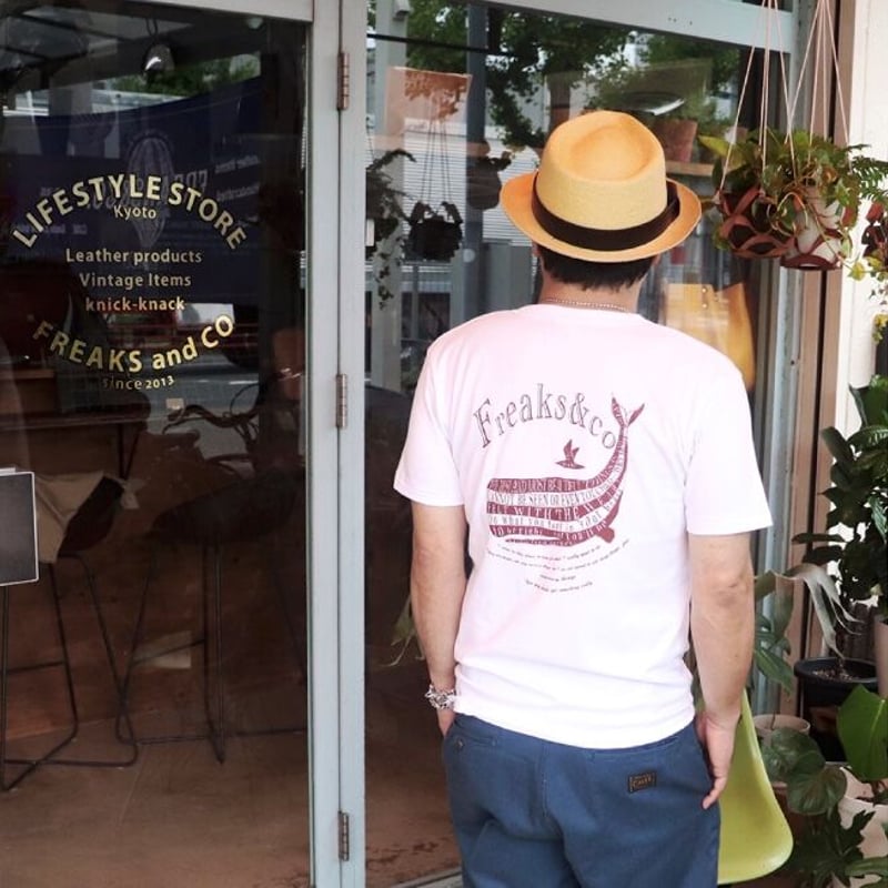 ☆ヘンリーネックTシャツ/クジラ -2023-166 | FREAKS&CO. ☆ヘンリーネックTシャツ/クジラ -2023-166 | FREAKS&CO.