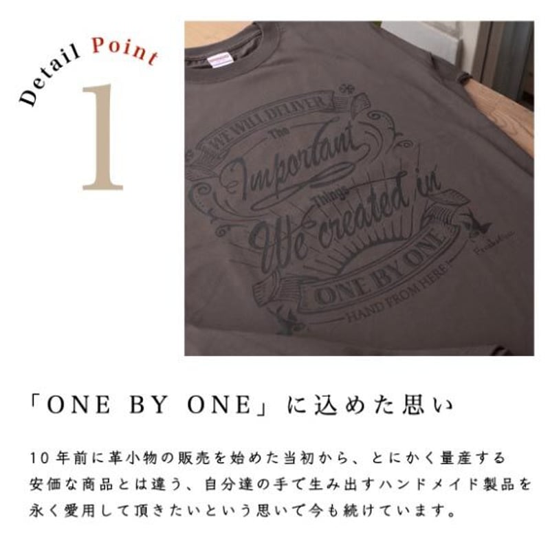 ☆クルーネックTシャツ／ONE BY ONE -2023-167 | FREAKS&CO.