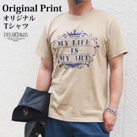 ★クルーネックTシャツ／My Life is My Art -2023-168