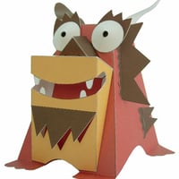 ミニシーサー・茶