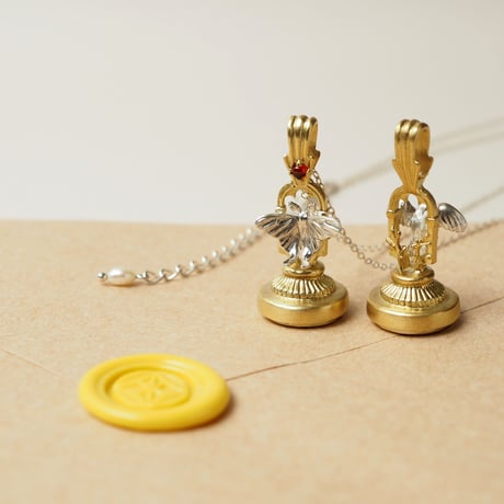 シーリングスタンプのペンダント【受注制作 1ヶ月以内に発送】