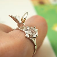 鳥の王さまと宝物のリング【受注制作 1ヶ月以内に発送】