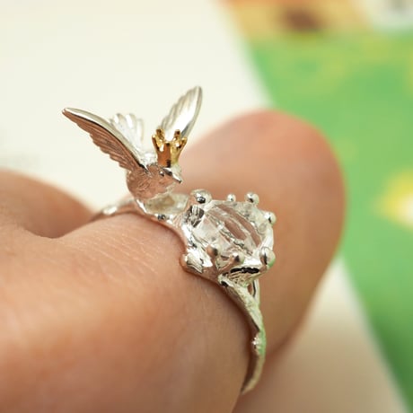 鳥の王さまと宝物のリング【受注制作 1ヶ月以内に発送】