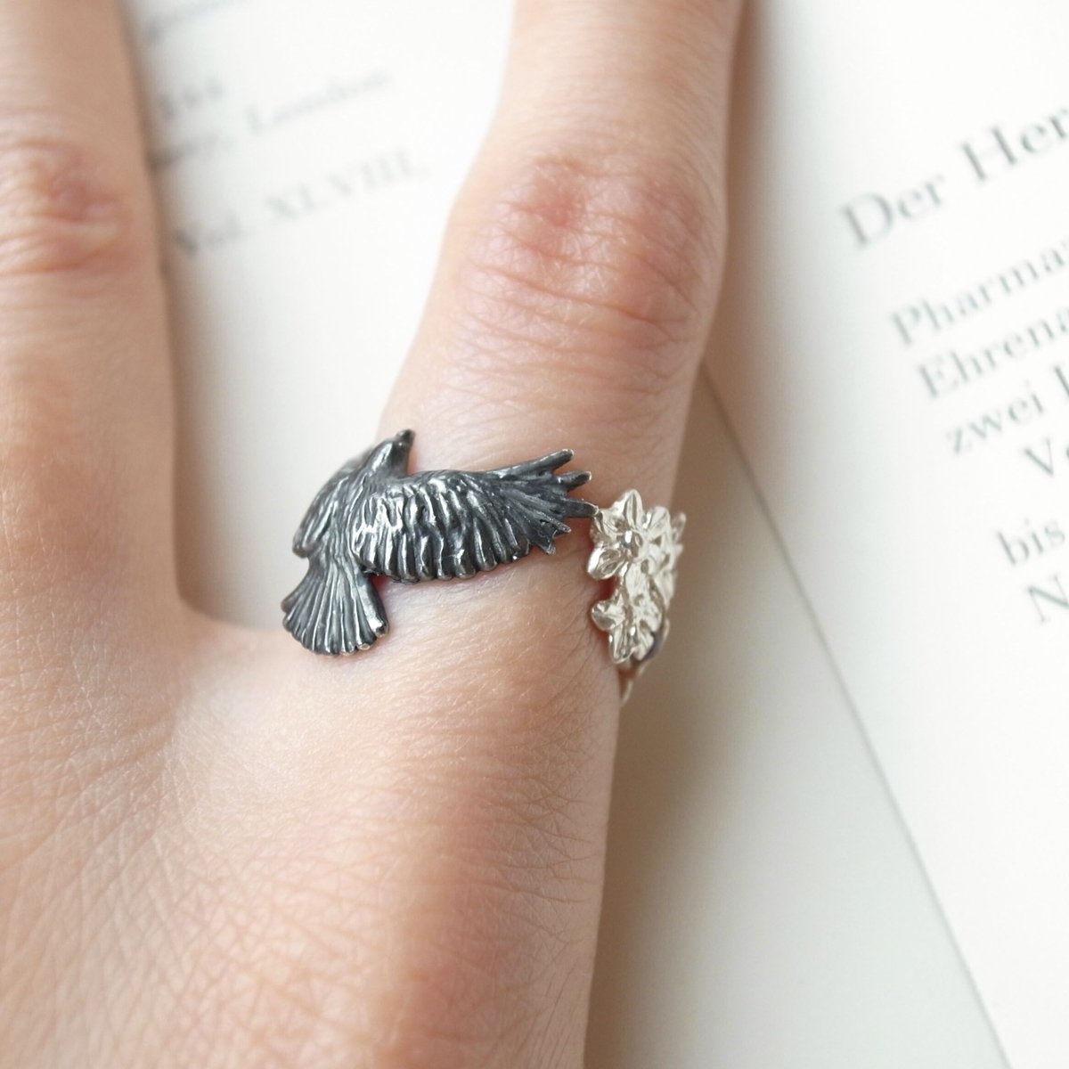 受注制作＞アメジストのリングSILVER0628