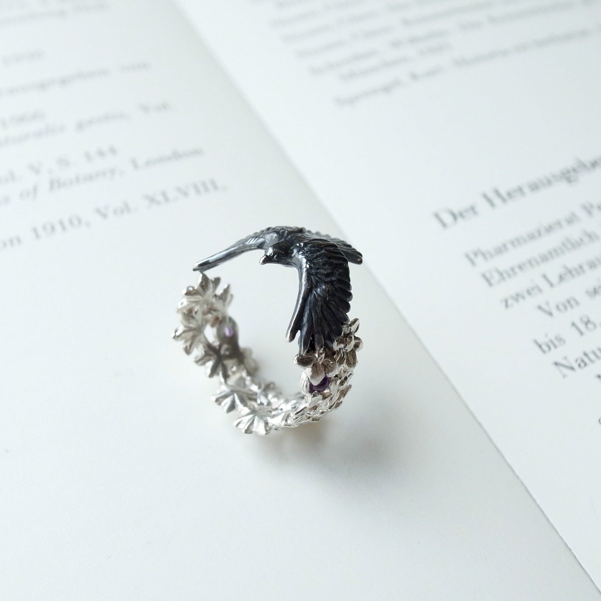 受注制作＞アメジストのリングSILVER0628