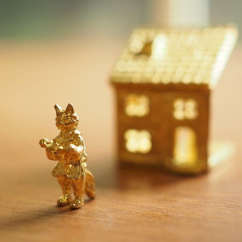 ねことえんとつの家のお香立て【受注制作 1ヶ月以内に発送】 | ehonno.