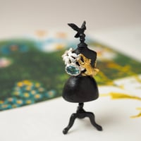りすとすずめとこもれびのイヤーカフ【受注制作 1ヶ月以内に発送】