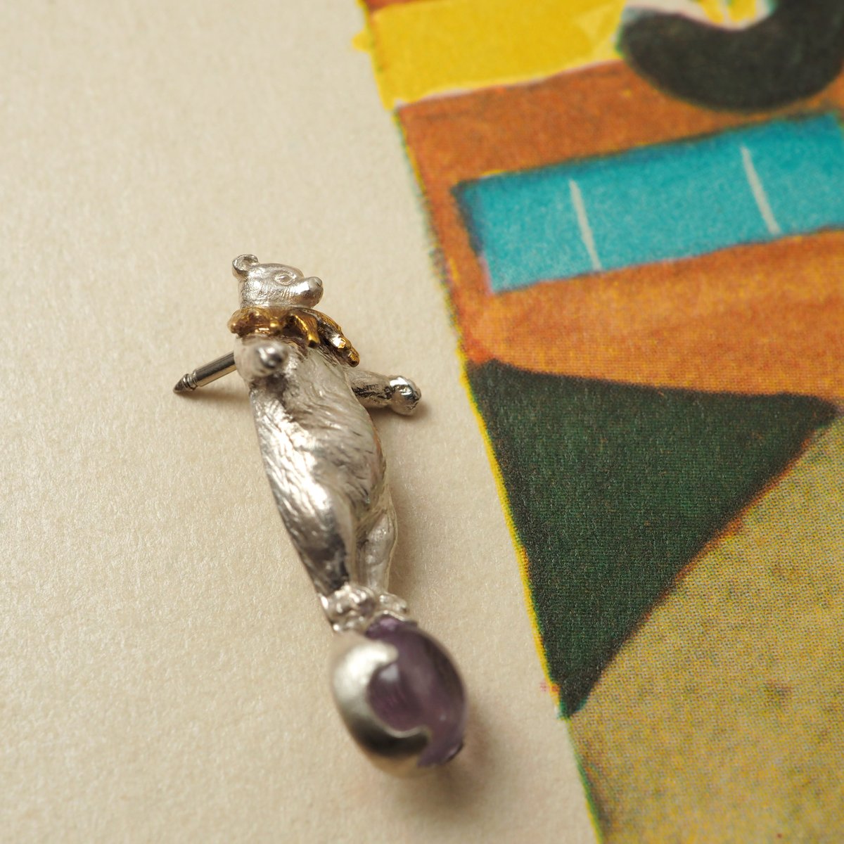 HARPO シルバーブローチ くま HARPO シルバーブローチ くま HARPO(ハルポ)のハートシルバー