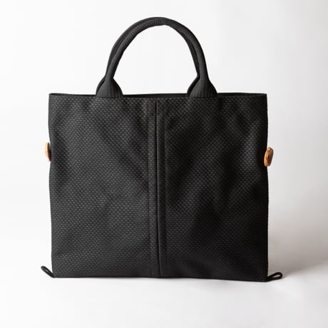 【完売・製造終了】sasicco コンテバッグ 黒 | 三河木綿 刺子織 | タネイ | 柔道着のカバン | conte bag | black