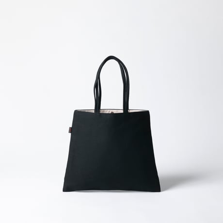 sasicco Trape Tote Mini – White & Black Checkered, Mikawa Sashiko Cotton with Judo Fabric Handles