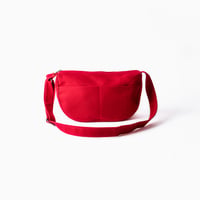 sasicco リーフショルダー 赤 | 三河木綿 刺子織 | タネイ | 柔道着のカバン | leaf shoulder bag | red