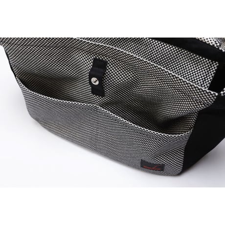 【完売・製造終了】sasicco ショルダーバッグ30 黒 | 三河木綿 刺子織 | タネイ | 柔道着のカバン | shoulder bag 30 | black