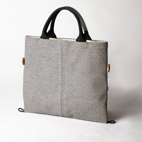 【完売・製造終了】sasicco コンテバッグ 黒 | 三河木綿 刺子織 | タネイ | 柔道着のカバン | conte bag | black