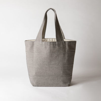 sasicco トート40 白と黒の市松 | 三河木綿 刺子織 | タネイ | 柔道着