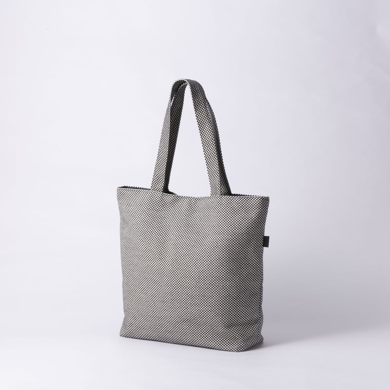 mondorChacott バレエバッグ グレー sasicco コングレスバッグ 白と黒の市松 | 三河木綿 刺子織 | タネイ