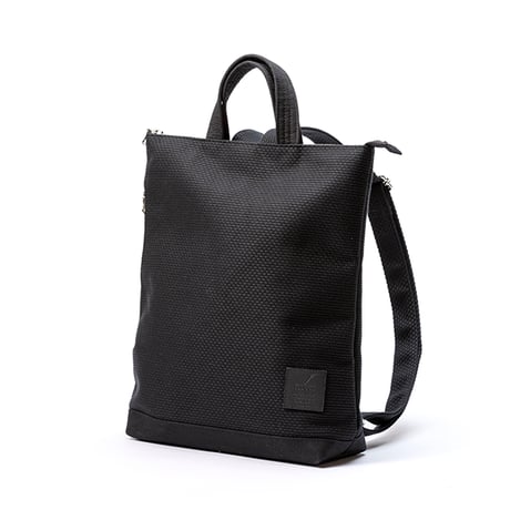 sasicco ポートサイドリュック 黒 | 三河木綿 刺子織 | タネイ | 柔道着のカバン | port side ruck sack | black