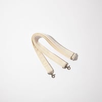 ［東京・表参道店 限定商品］ショルダーベルト | 幅2.5cmタイプ | 白（オフホワイト） | 三河木綿・刺子織