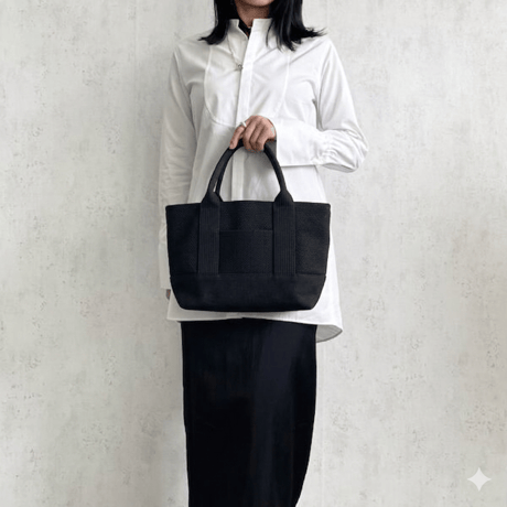 sasicco OBIトートミニ 黒 | オビトートミニ | 三河木綿 刺子織 | タネイ | 柔道着のカバン | obi tote mini | black