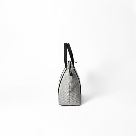【新商品】sasicco スタイリストバッグ M 白と黒の市松 | 三河木綿 刺子織 | タネイ | 柔道着のカバン | stylist bag M | white & black