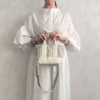 sasicco OBIトートナノ2way アイスグレー | オビトートナノ | 三河木綿 刺子織 | タネイ | 柔道着のカバン | obi tote nano 2way bag | ice gray