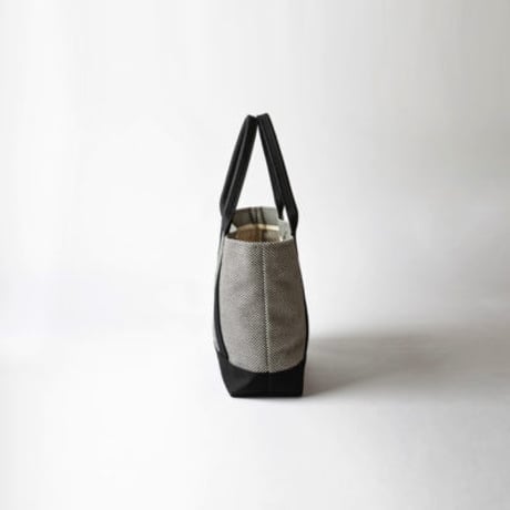 sasicco OBI Tote Wide – White, Mikawa Sashiko Cotton with Judo Fabric Handles
