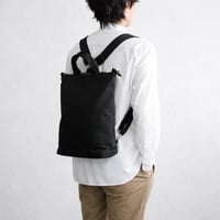 sasicco ポートサイド3WAYバッグ 黒 | 三河木綿 刺子織 | タネイ | 柔道着のカバン | port side 3-way-bag | black