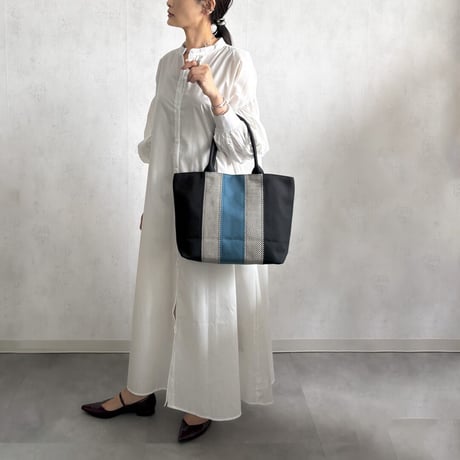【新商品】sasicco レイトート 黒 | 三河木綿 刺子織 | タネイ | 柔道着のカバン | ray tote | black