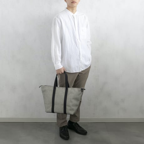 【新商品】sasicco スタイリストバッグ M 白と黒の市松 | 三河木綿 刺子織 | タネイ | 柔道着のカバン | stylist bag M | white & black