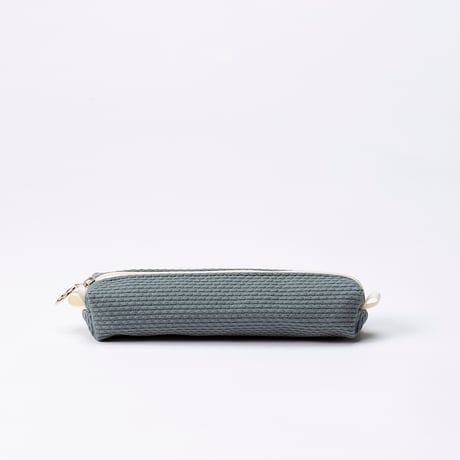 sasicco ペンケース ブルーグレー | 三河木綿 刺子織 | タネイ | 柔道着のペンケース | pen case | blue gray