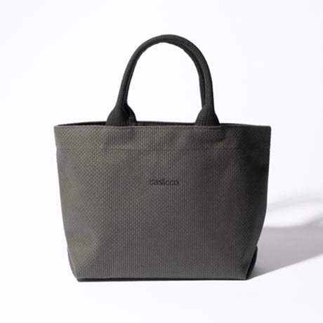 sasicco sasicco Tote – White & Black Checkered, Mikawa Sashiko Cotton with Judo Fabric Handles