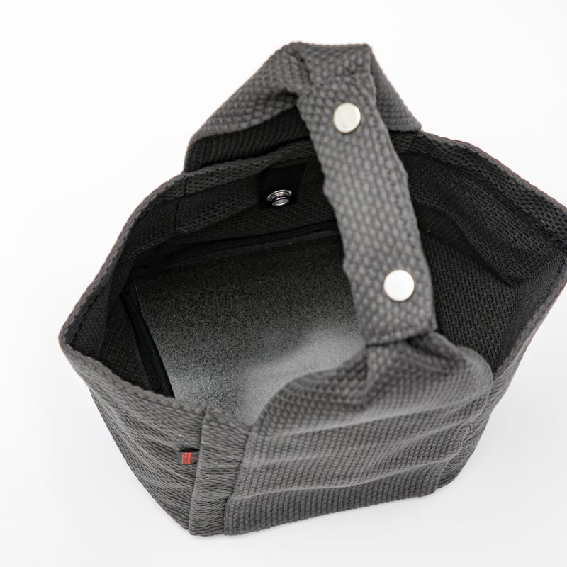 バッグ chobico sasicco サイコロバッグ グレー | 三河木綿 刺子織 | タネイ