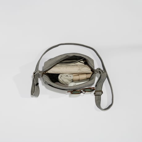 sasicco ミニショルダー 黒 | 三河木綿 刺子織 | タネイ | 柔道着のカバン | mini shoulder bag | black