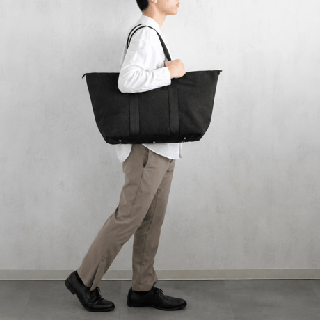 【新商品】sasicco スタイリストバッグ L 黒 | 三河木綿 刺子織 | タネイ | 柔道着のカバン | stylist bag L | black