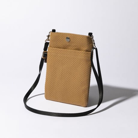 sasicco スマホショルダー カーキ | 三河木綿 刺子織 | タネイ | 柔道着のカバン | smart phone shoulder bag | khaki