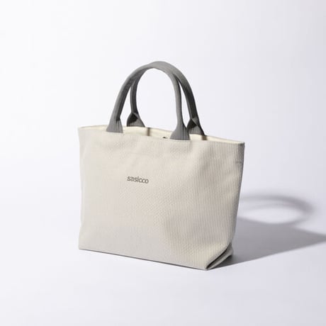 【完売・製造終了】sasiccoトート アイスグレー | 三河木綿 刺子織 | タネイ | 柔道着のカバン | sasicco tote | ice gray