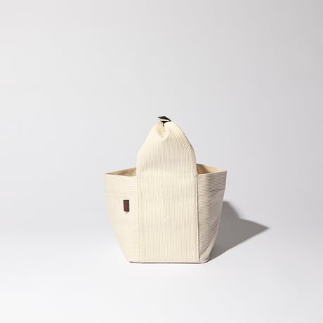 sasicco サイコロバッグ 白 | 三河木綿 刺子織 | タネイ | 柔道着のカバン | dice bag | white