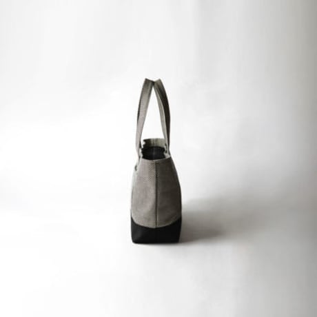 【完売・製造終了】sasicco グランデトート 白と黒の市松 | 三河木綿 刺子織 | タネイ | 柔道着のカバン | grande tote | white & black