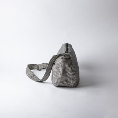 sasicco リーフショルダー 黒 | 三河木綿 刺子織 | タネイ | 柔道着のカバン | leaf shoulder bag | black