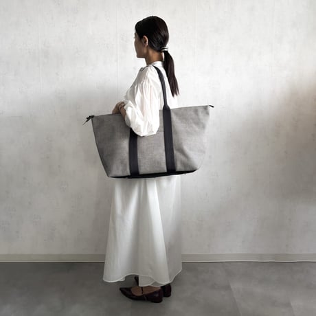 【新商品】sasicco スタイリストバッグ L 白と黒の市松 | 三河木綿 刺子織 | タネイ | 柔道着のカバン | stylist bag L | white & black