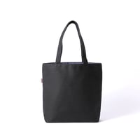 sasicco Congress Bag – Black, Mikawa Sashiko Cotton with Judo Fabric Handles