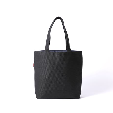 sasicco Congress Bag – Black, Mikawa Sashiko Cotton with Judo Fabric Handles