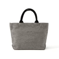sasicco sasiccoトート 白と黒の市松 | 三河木綿 刺子織 | タネイ | 柔道着のカバン | sasicco tote | white & black