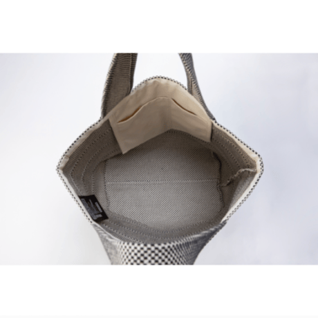 sasicco Tote 40 – Khaki, Mikawa Sashiko Cotton with Judo Fabric Handles